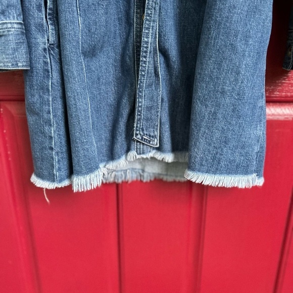 Show Me Your Mumu Durango mini dress River Blue XL button down belted - Picture 7 of 10